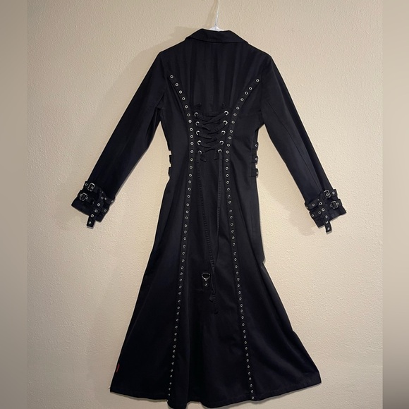 RARE Tripp NYC full length maxi trench coat/jacket - Picture 5 of 7